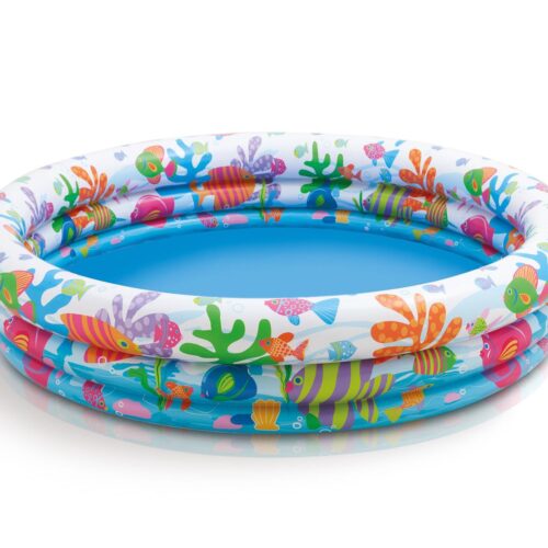 בריכה צבעונית 3 קומות דגים