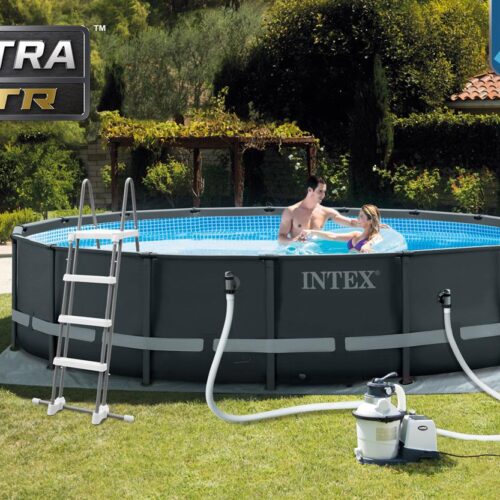 בריכת עמודים אולטרה XTR עגולה 4.88X1.22 מ