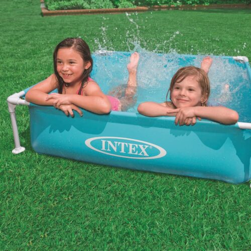 בריכת עמודים מיני 122X122X30 סמ בצבע תכלת