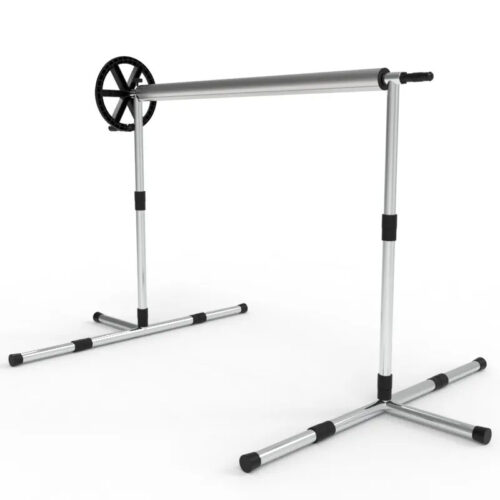 גלגלת נירוסטה טלסקופית לבריכות עיליות