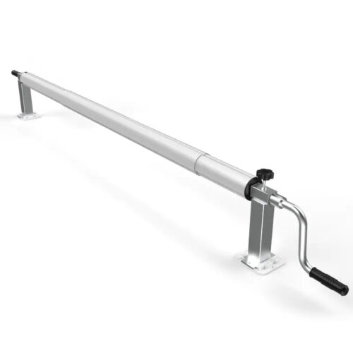 גלגלת נירוסטה טלסקופית לכיסוי סולארי לדק או ריצוף עד רוחב 4 מטרים